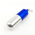 Capsule Shape Pill Holder with Key Chain